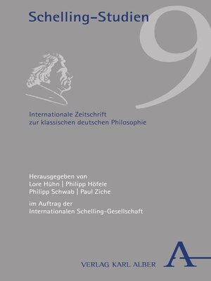 cover image of Schelling-Studien